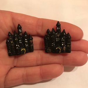 Handmade Gothic Castle Earrings